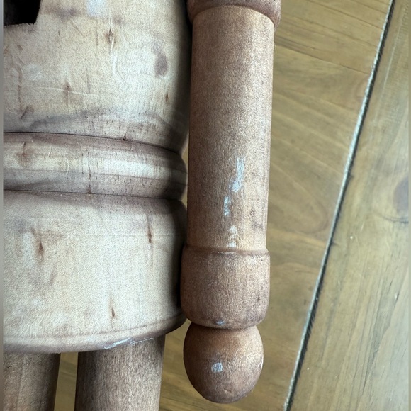 Pottery Barn Wooden Nutcracker Decor - Brown - Picture 5 of 6